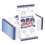 100 Pieces Usa Anniversary Party Napkins Disposable 4TH 250TH New. Price: $35.99.