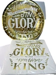Brother Sister Design Paper Plates & Napkins Christmas Disposable Set New. Price: $13.95.