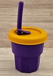 14 Oz Toddler Silicone Dinking Cup W/ Straw Hot & Cold Bpa Free Ningbo Looking New. Price: $9.95.
