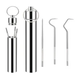 Anglecai 3 Pieces 2 Set Metal Kit, Reusable Silver New. Price: $8.95.