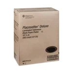 Pactiv Corp. 0TKB0010000Y Laminated Foam Plate Dinnerware - Black (540/CT) New. Price: $101.19.