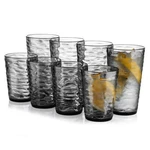 Zainca 14/20OZ Gray Reusable Plastic Tumblers 8-PACK Bpa-free Acrylic Glasses New. Price: $32.39.