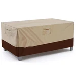 Vailge Rectangular/oval Patio RECTANGLE-72"L X 44"W 23"H, Beige & Brown New. Price: $51.04.
