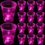 24 Pcs Pink Glow-in-the-dark Plastic Set For Party Event Fun, 16 Oz Cups,... New. Price: $29.11.