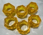 Goldenrod Yellow Plastic Napkin Rings Set Of 6 Unique Pre-owned. Price: $10.40.