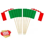 Javd Cyps 100 Pcs Italy Toothpick Flags Cupcake Toppers Party Picks New. Price: $20.00.