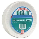 Green Label Nature Foots Own Plate White 6" Diameter Paper Round Single Use 100 New. Price: $11.73.
