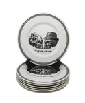Royal Stafford Halloween Dinner Plate Till Death Do Part Set Of 7 Skull Coll. Used. Price: $71.96.