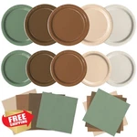 Oigco 150 Pcs Woodland Baby Shower Decorations - Sage Green Neutral Forest An... New. Price: $34.99.