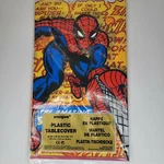 Vtg 1999 Unique Marvel Spiderman Plastic Tablecover Rectangular Collectible Nip. Price: $14.95.