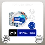 Dixie Everyday Disposable Paper Plates, 10", Multi-color, 210 Count New. Price: $21.45.