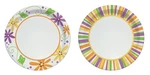 12-PACK Solo Paper Plates 7" Mixed Garden Party Stripes & Flowers New. Price: $93.34.
