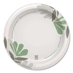 Dixie UX9WSPK Pathways Wisesize 8.5" Paper Plates - Green/burgundy (125/PK) New. Price: $21.52.