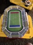 Vtg Touchdown Platter Football Tray Ullman Company 15103 13.5 X 19" Vintage Nfl Used. Price: $14.00.