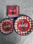 Vintage Coca-cola Party Plates Napkins Set Hallmark Classic Coke Paper Supplies New. Price: $24.99.