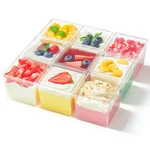 Qeirudu Oz Square Dessert Cups Lids And Spoons 50 Pack Mini Plastic New. Price: $30.51.