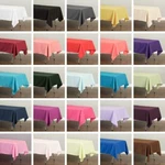 60 X 126 In. Rectangular Polyester Tablecloths For 8 Ft. Tables Banquet Party New. Price: $69.89.