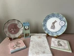 Sophistiplate Easter Bunny Party Set Plates Napkins Tablecloth Picks Spring Bund New. Price: $29.99.