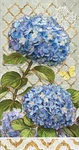 Boston International - Paper Guest Towel 16 Count Blue Heirloom Flowers New. Price: $8.00.