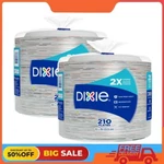 Pack Dixie Disposable Paper Plates, 10", 2X Stronger*, Multi-color, 210 Count New. Price: $35.42.