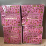 Christmas Cocktail Pink Napkins 10 X 40 Count Lot Of Packs Lady Jayne New. Price: $12.00.