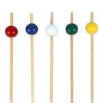 Ball Picks Skewers - Bamboomn New. Price: $12.59.