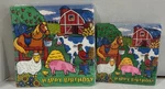 Vtg Farm Barnyard Animals Happy Birthday Napkins 2 -16CT Amscan Usa Sizes New. Price: $8.99.