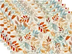 Eucalyptus Leaves Fall Placemats Set Of 4, 12X18 Inch Seasonal Autumn Harvest Ta New. Price: $10.57.