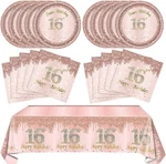 16TH Birthday Decorations For Girls Rose Gold Sweet Party Decorat... New. Price: $20.79.
