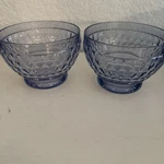 Villeroy & Boch 2 Crystal Boston Bowl Blue - Excellent Candy Fruit Dessert Sauce Used. Price: $19.49.