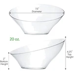 Medium Round Plastic Bowls For Snacks, Salads New. Price: $23.19.