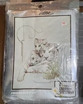 Vintage Touch Of Tara Lions Crewel Embroidery Creative Stitchery Kit Sealed New. Price: $15.00.