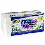Elegant 12" X White Lunch Napkins Ply 500 Count Family Pack New. Price: $18.00.