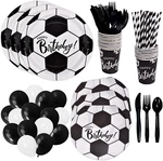 Dylives 192 Pcs Soccer Birthday Party Supplies, Themed Decorations New. Price: $38.99.