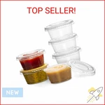 Plastimade Clear Disposable Plastic Portion Cups With Lids (100 Sets - 2 Oz) New. Price: $15.16.