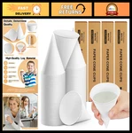 800 Pcs Disposable Paper Cone Cups - Thicken For Shaved Ice, Slushies, 4 Oz New. Price: $60.99.