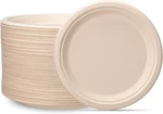 Gusto 100% Compostable 9 Inch Kraft Paper Plates 125 Count Eco-friendly Heavy New. Price: $29.39.