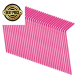 Disposable Hot Pink Plastic Flex Straws - 11.5", 50 Count 8.5", New. Price: $10.98.