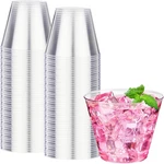 9 Oz Clear Plastic Cups 100 Packs, Disposable Party Tumblers, Cockt New. Price: $24.52.