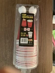 180C Red Cups Plastic Disposable Shot Glasses Party Shooter Beer Pong New. Price: $9.99.