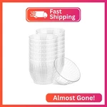 Plasticpro 60 Pack Crystal Like Clear Disposable Plates Dinner New. Price: $23.80.