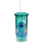 Silver Buffalo Disney Lilo And 20 Ounces, Stitch Sitting Tropical New. Price: $21.72.
