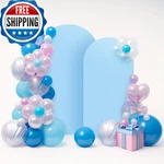 Lebenguru Set Of Upgraded Wedding Arch Cover 6.6FT7.2FT Baby Blue Spandex New. Price: $47.36.
