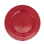 Saro Lifestyle Soft Glow Faux Mother Pearl Charger Plate - Red Set 4 New. Price: $19.73.