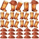 Sieral 32 Pcs Mini Cowboy Boot Glasses Plastic Cowgirl Party Supplies Western... New. Price: $28.78.