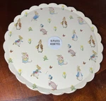 Meri Beatrix Potter Peter Rabbit Plates (16) Nwt New. Price: $12.99.