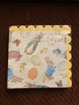 Nip Beatrix Potter Peter Rabbit Meri Easter Scalloped Edge Napkins New. Price: $6.00.