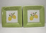 Caspari 7 Salad / Dessert Paper Plates Limoncello Lemon 2 Sealed Pkgs, 16 Total New. Price: $12.50.