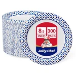 Jolly Chef 300 Count 8.5 Paper Plates, (pack Of 1,8.375 Inch) New. Price: $51.62.