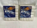 Vintage Scifi Hallmark Napkins Alien Spaceship Wars Galaxy Theme Nos New. Price: $19.95.